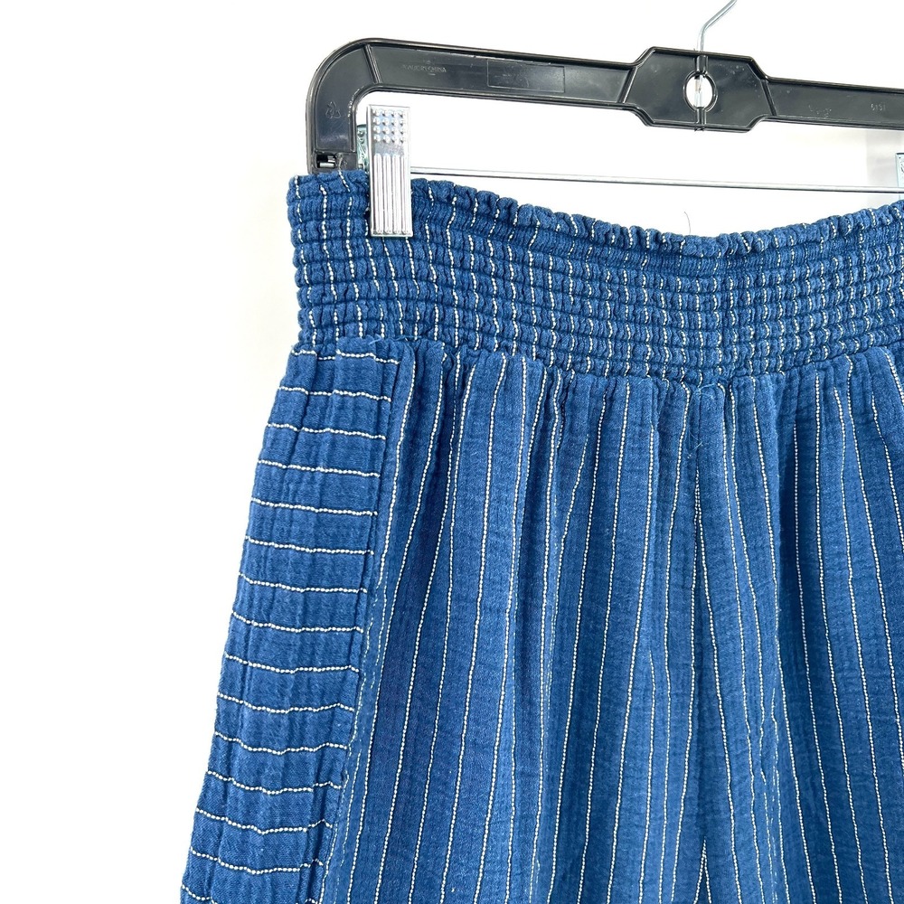 Joie high rise wide leg striped pant coastal grandmother nautical breeze boho 1x - Picture 5 of 12